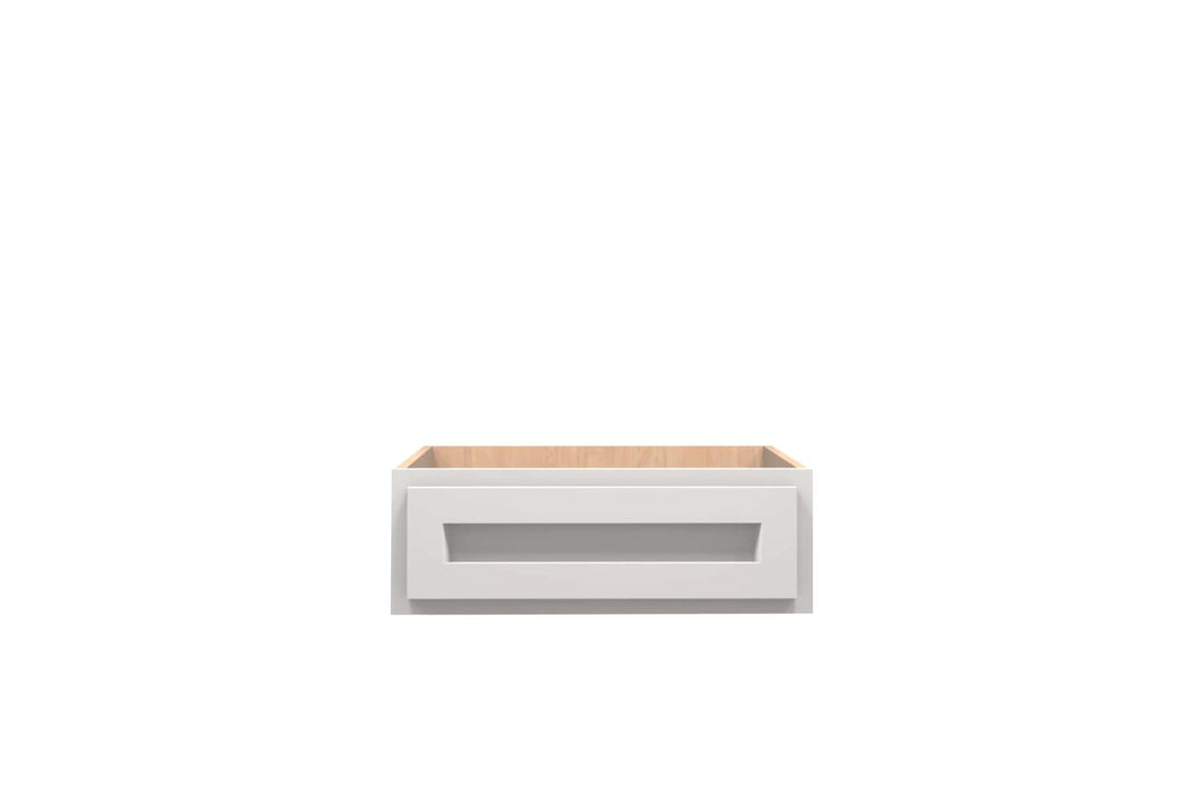 American Made Shaker RTA VDD24 Vanity Desk Drawer Cabinet - White - American Made Cabinets