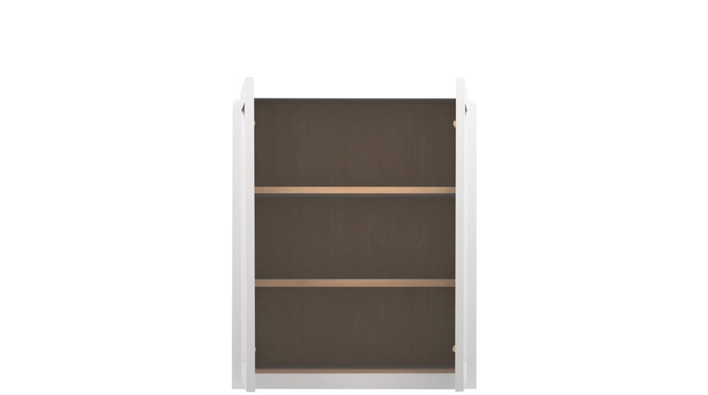 American Made Shaker RTA W2430 Wall Cabinet - White - American Made Cabinets