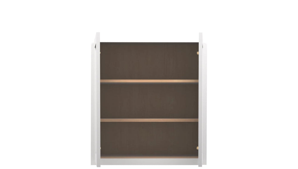American Made Shaker RTA W2730 Wall Cabinet - White - American Made Cabinets
