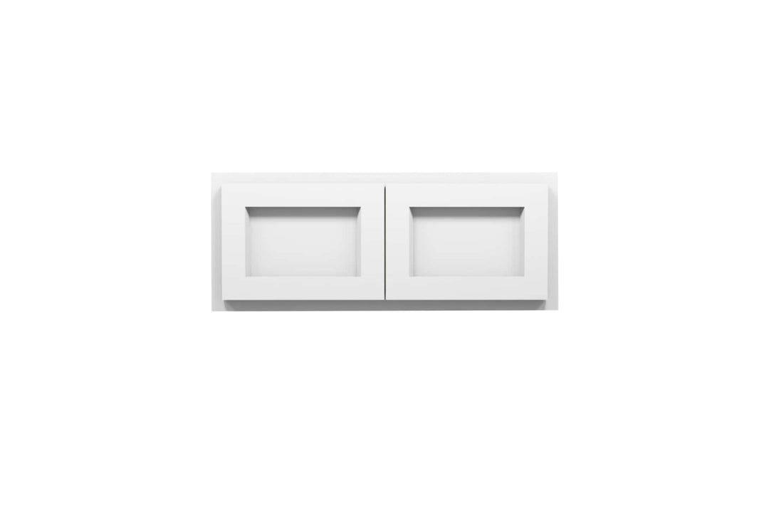 American Made Shaker RTA W3012 Wall Cabinet - White - American Made Cabinets