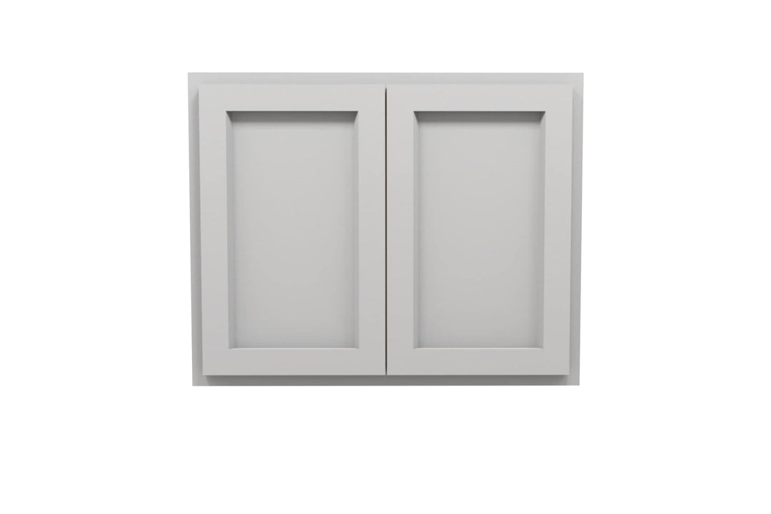American Made Shaker RTA W3024 Wall Cabinet - Light Gray - American Made Cabinets