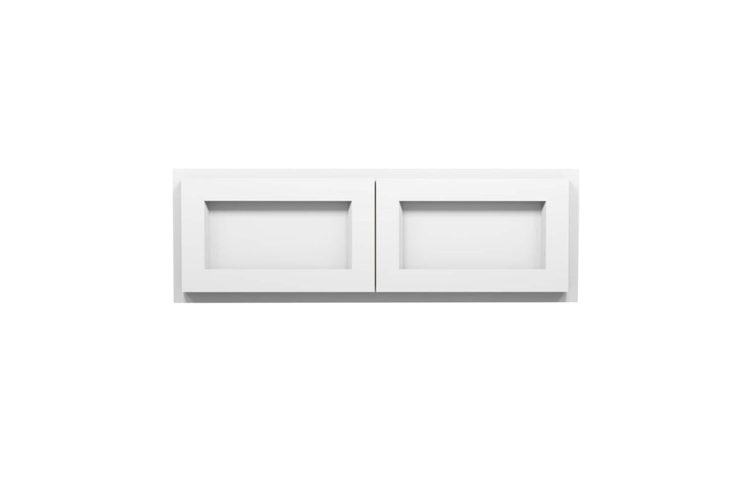 American Made Shaker RTA W3612 Wall Cabinet - White - American Made Cabinets