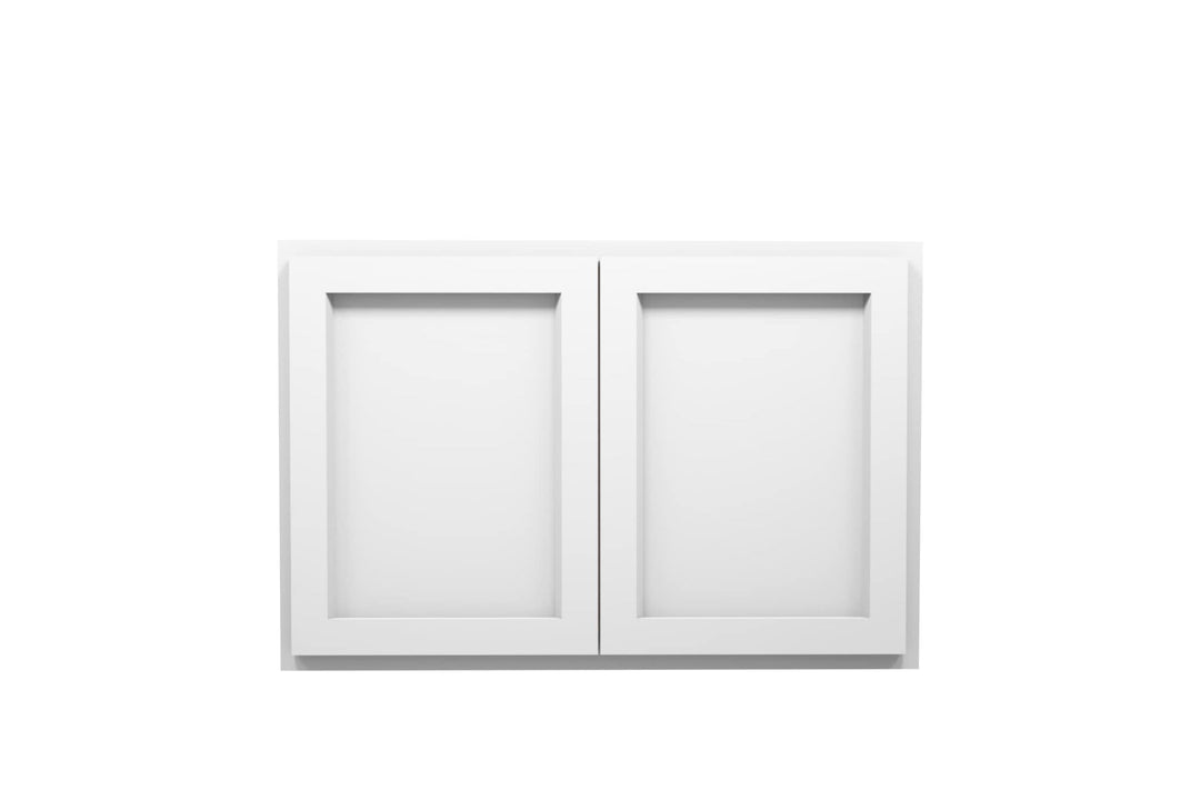 American Made Shaker RTA W362424 Wall Cabinet - White - American Made Cabinets