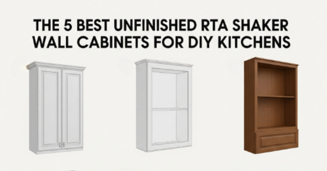 Best Unfinished RTA Shaker Wall Cabinets
