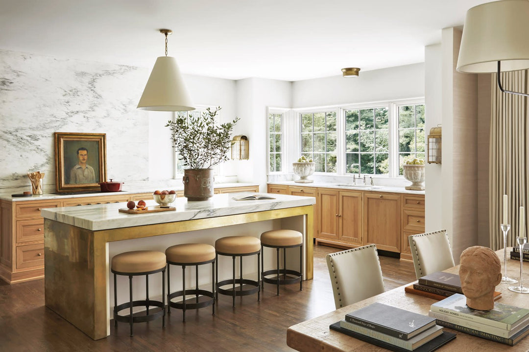 Transform Your Space: Modern Kitchen Without Upper Cabinets - American Made Cabinets