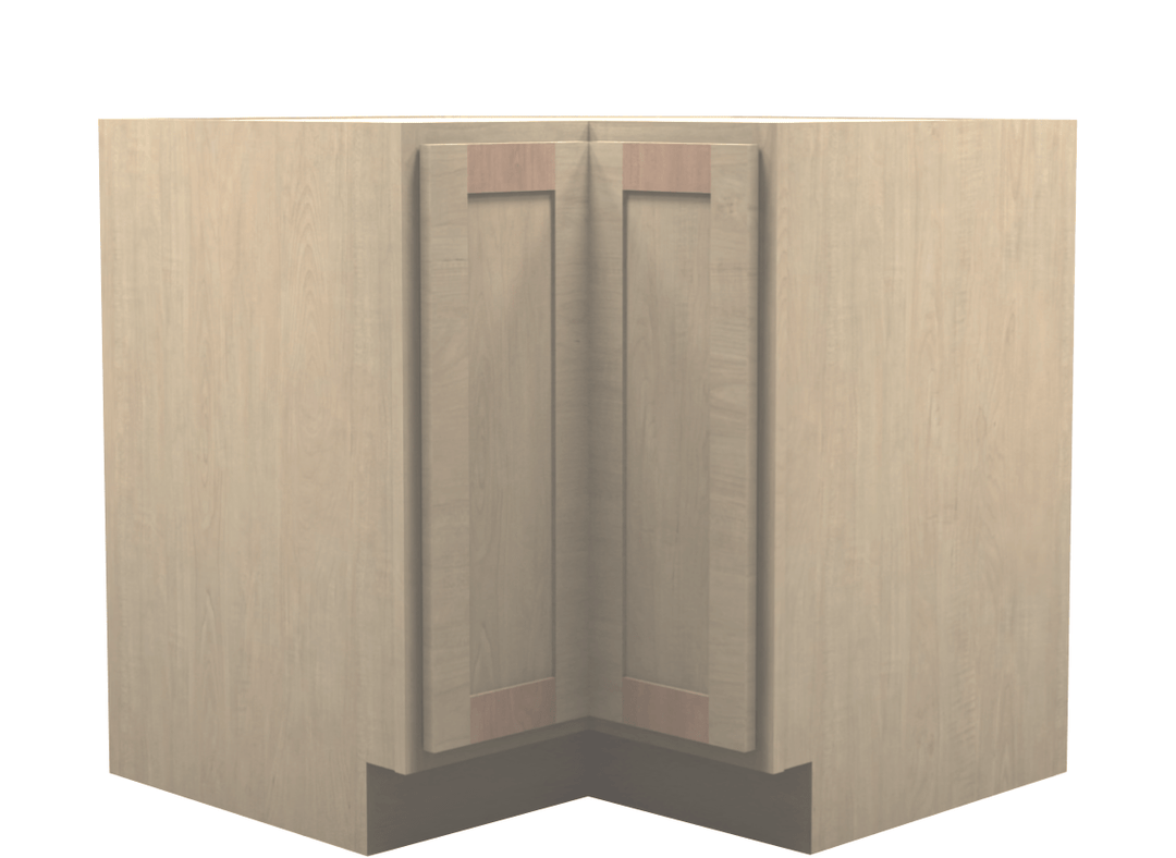 Unfinished Shaker Base Corner Cabinet