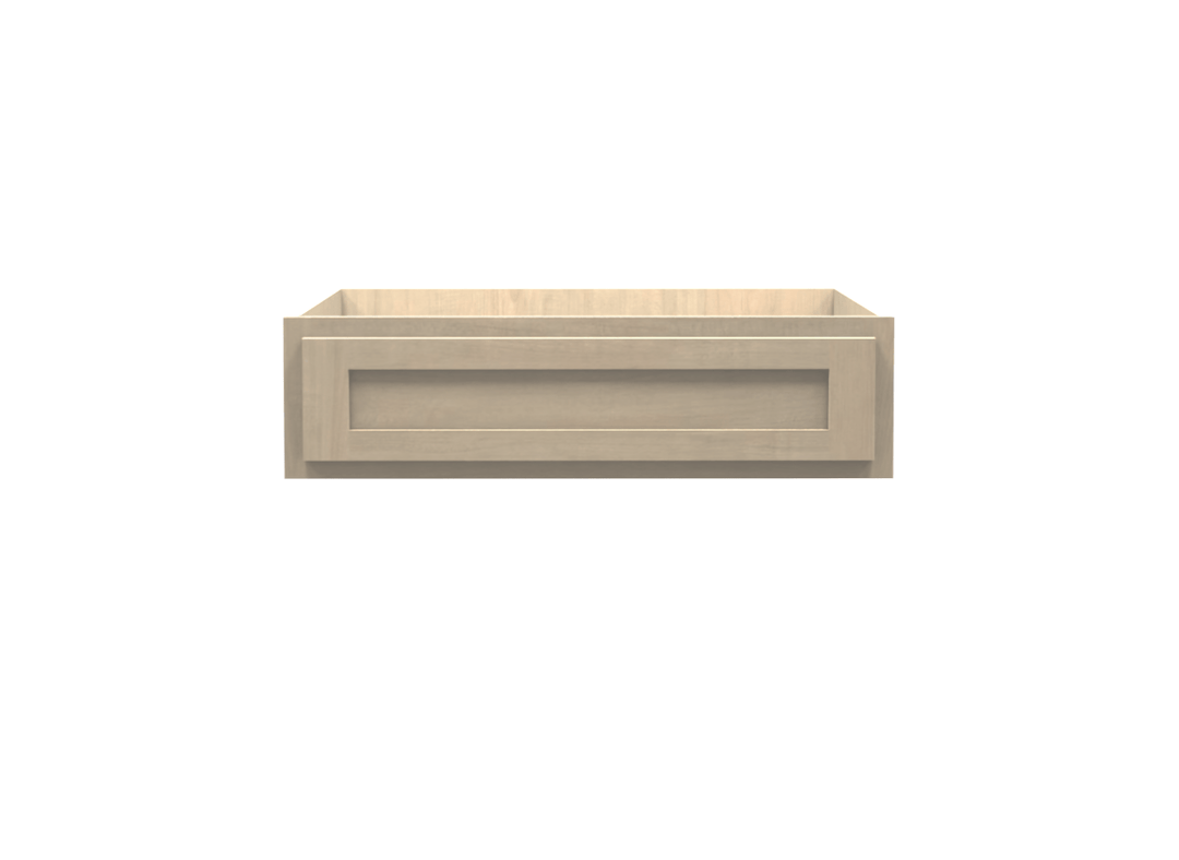 Unfinished Shaker Vanity Desk Drawer Cabinet