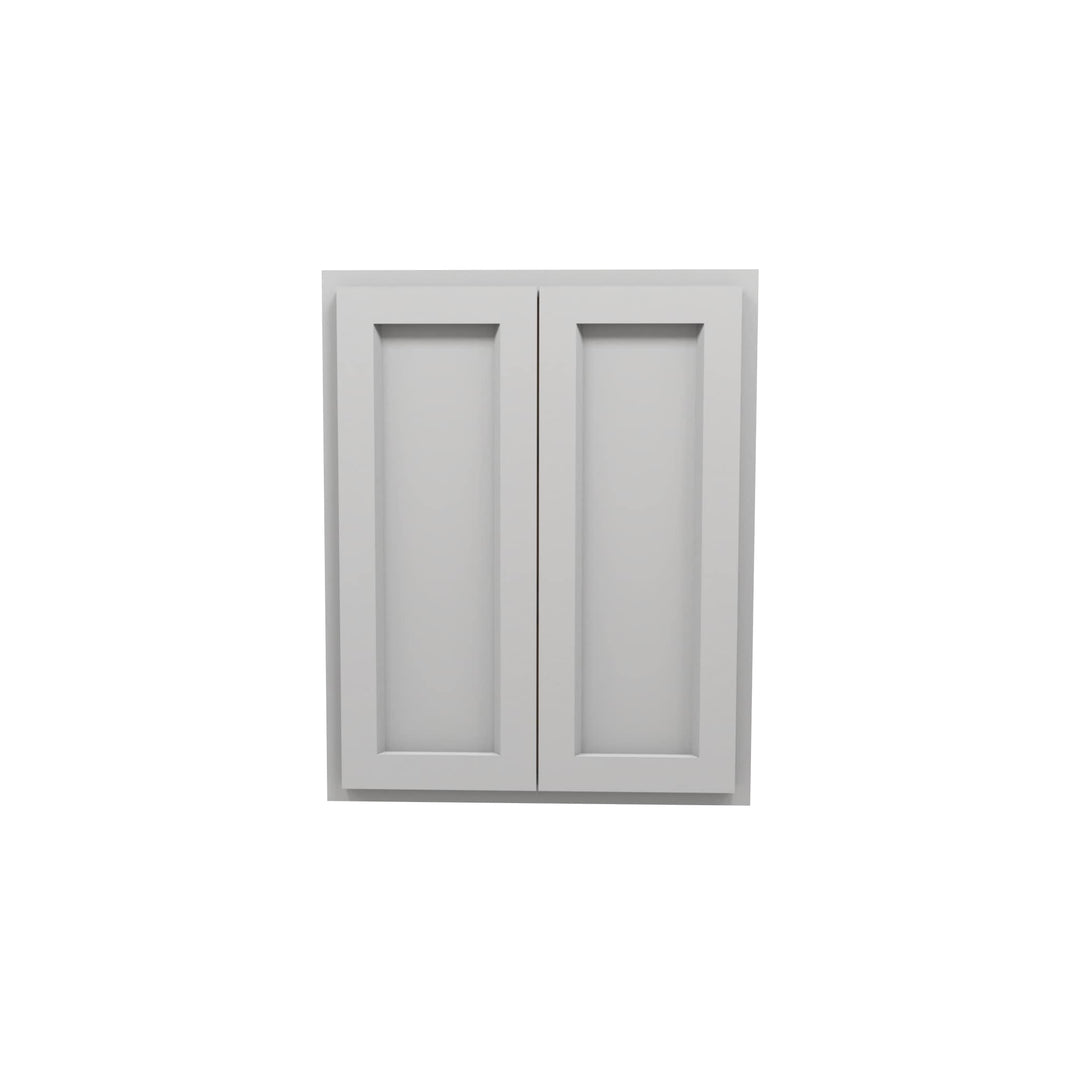 Lite Gray RTA Shaker 30" Wall Cabinets - American Made Cabinets