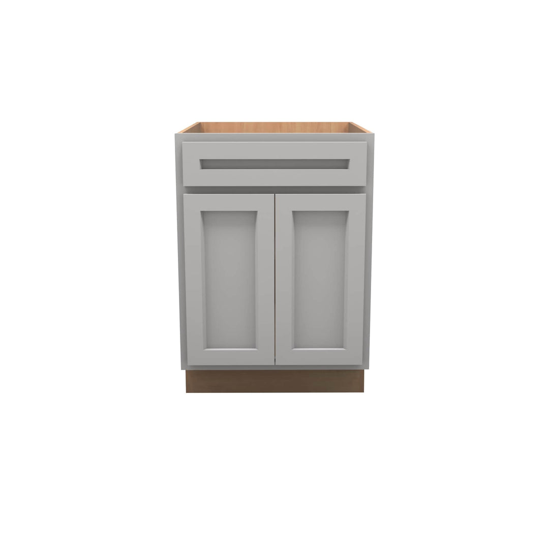 Lite Gray RTA Shaker Sink Base Cabinets - American Made Cabinets