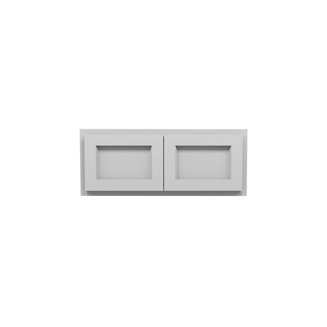 Lite Gray RTA Shaker Wall Bridge Cabinets - American Made Cabinets