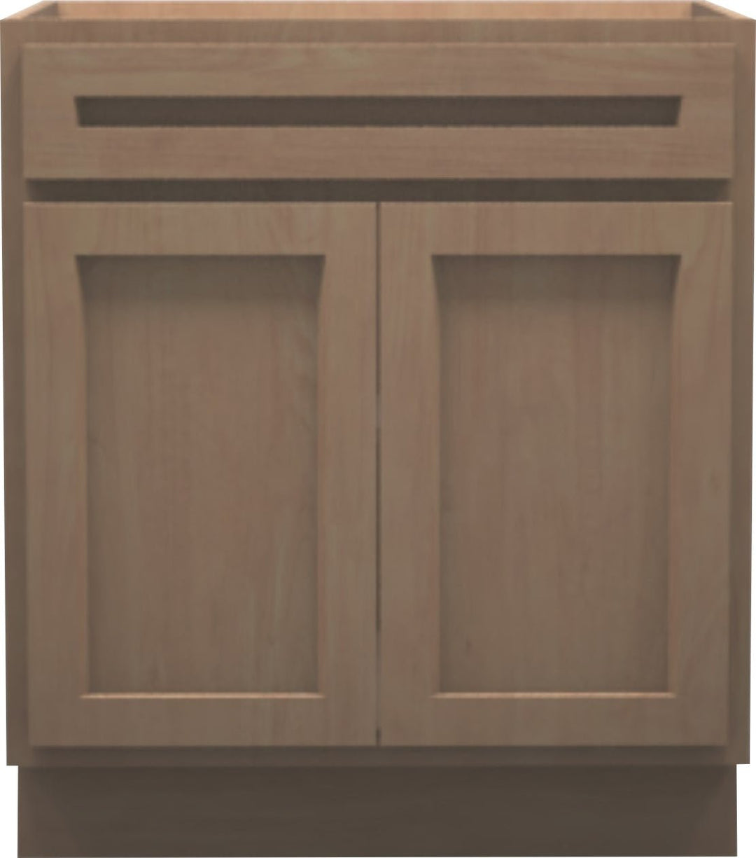 Unfinished RTA Shaker Base Cabinets - American Made Cabinets