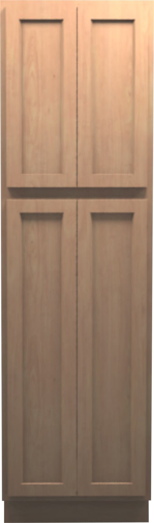 Unfinished RTA Shaker Tall Cabinets - American Made Cabinets