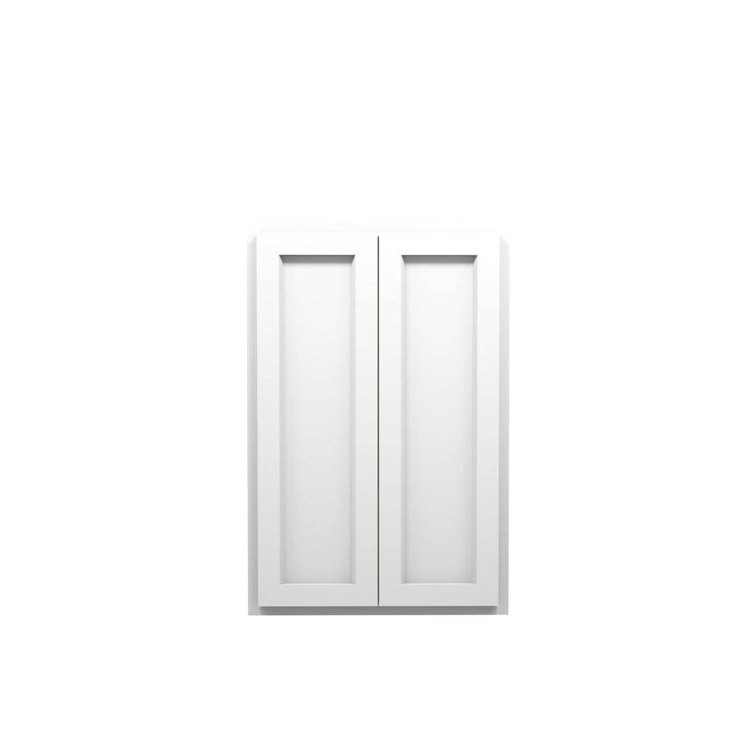 White RTA Shaker Wall Cabinets - American Made Cabinets