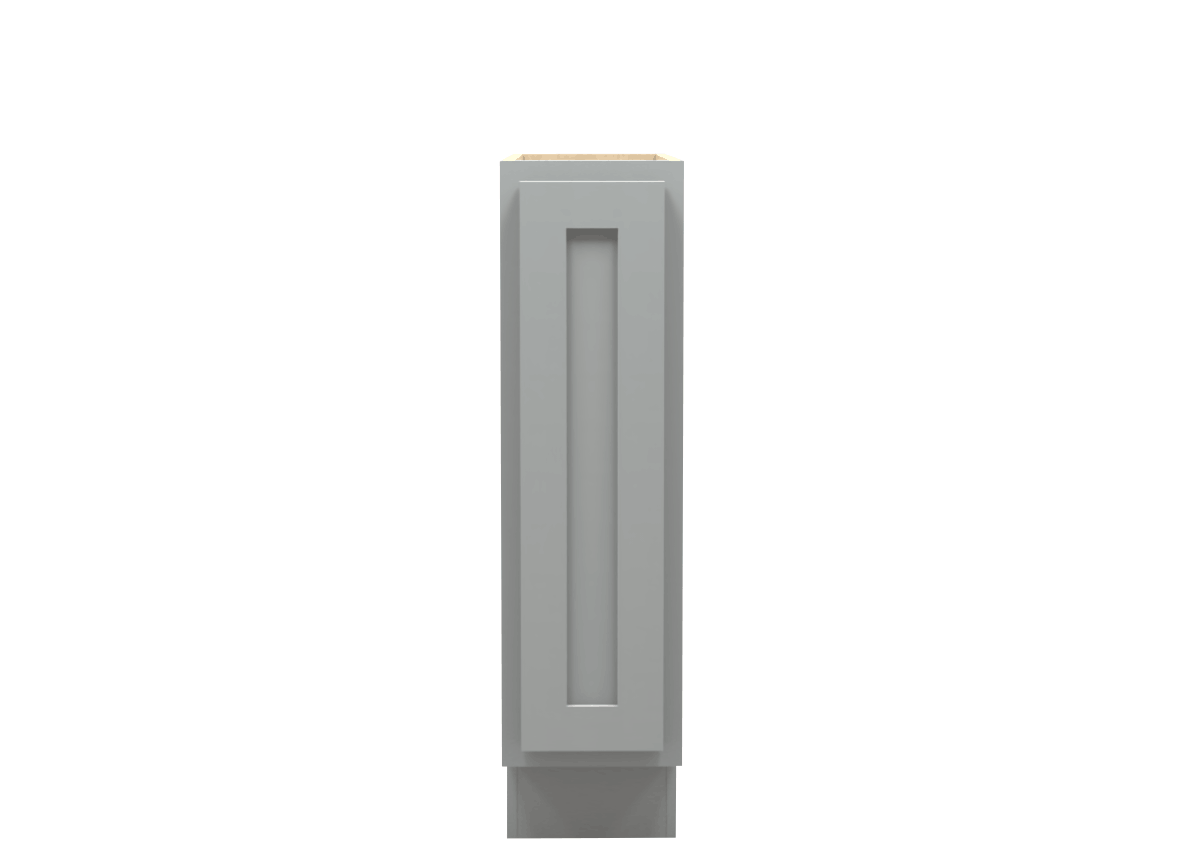 Lite Gray Shaker Full Door Base Cabinet 9