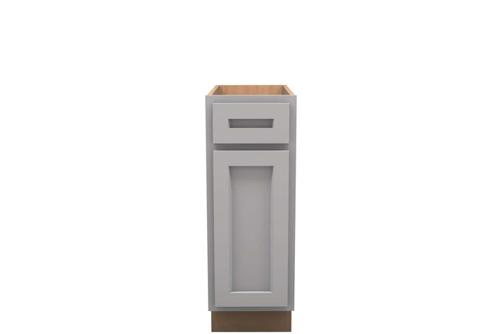 American Made Shaker RTA B12 Base Cabinet-Light Gray