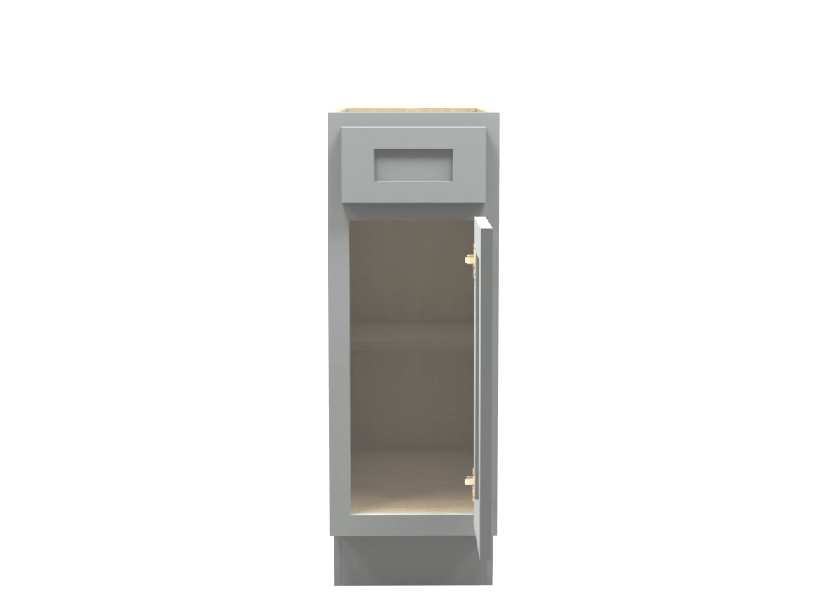 Lite Gray Shaker Base Cabinet 12