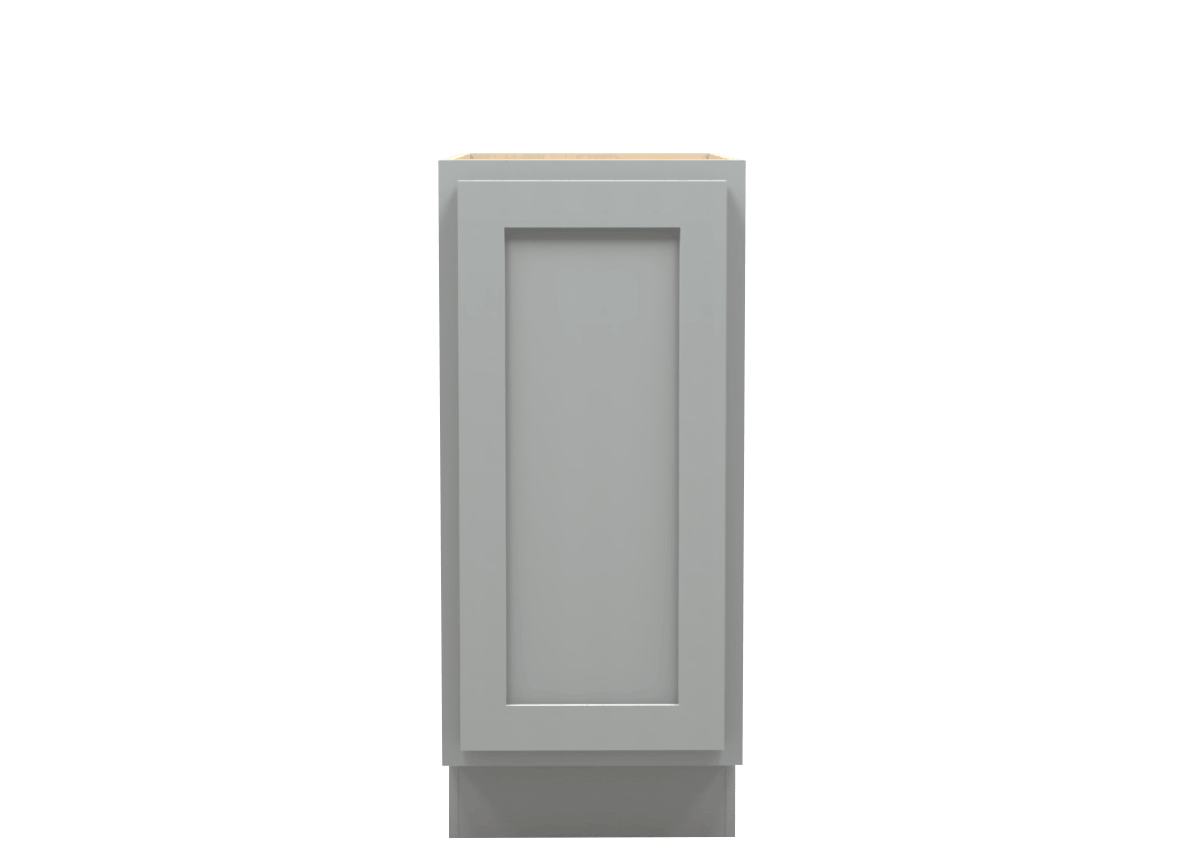 Lite Gray Shaker Full Door Base Cabinet 15