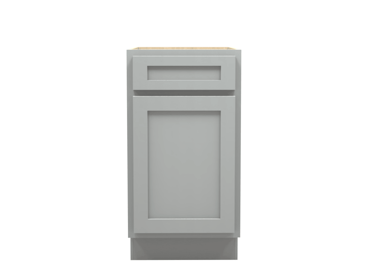 Lite Gray Shaker Base Cabinet 18