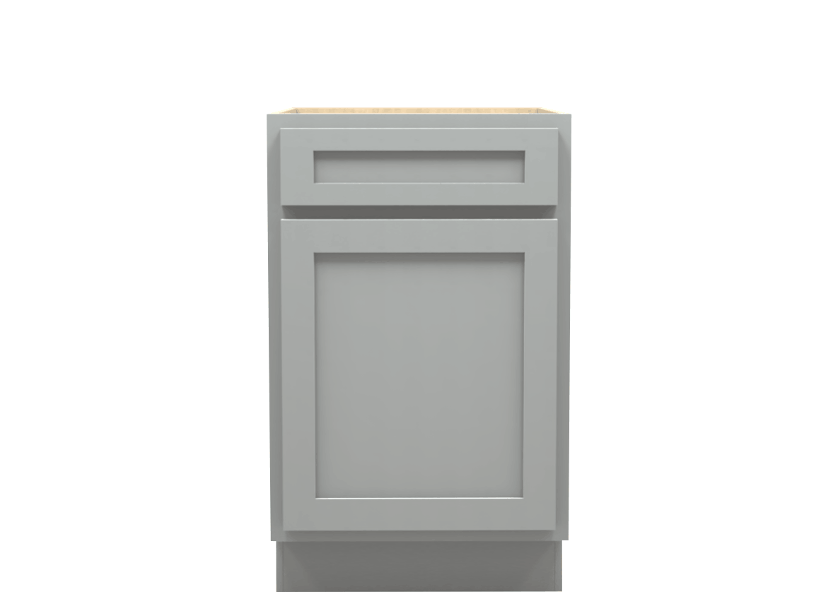 Lite Gray Shaker Base Cabinet 21