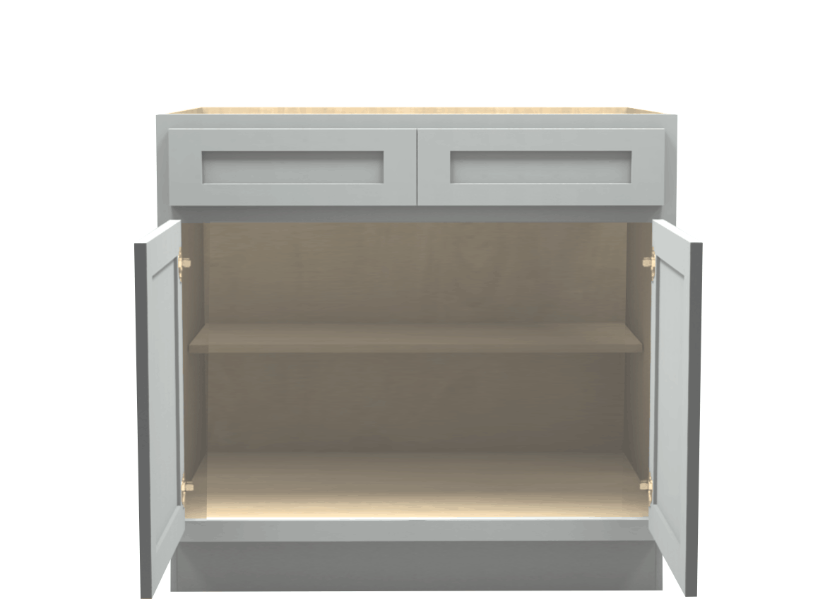 Lite Gray Shaker Base Cabinet 36