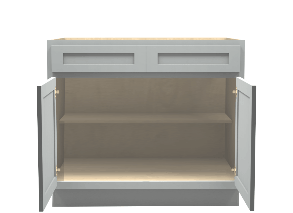 Lite Gray Shaker Base Cabinet 39