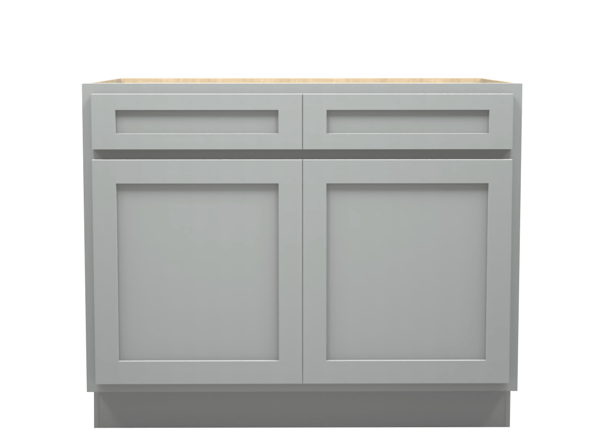 Lite Gray Shaker Base Cabinet 42