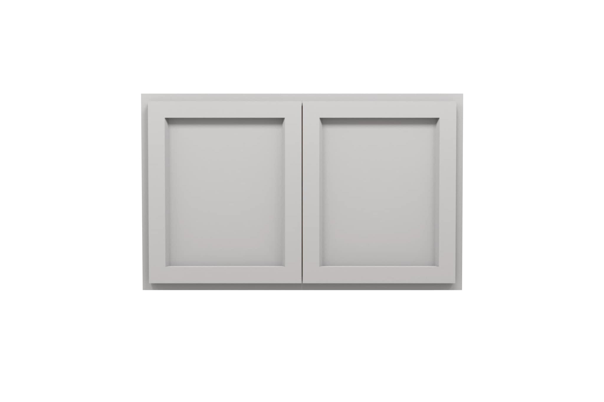 American Made Shaker RTA W392424 Wall Cabinet-Light Gray