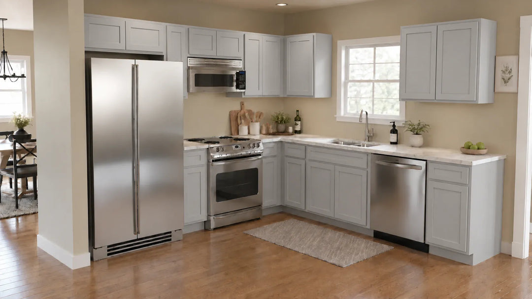 Lite Gray Shaker 10 x 10 Kitchen