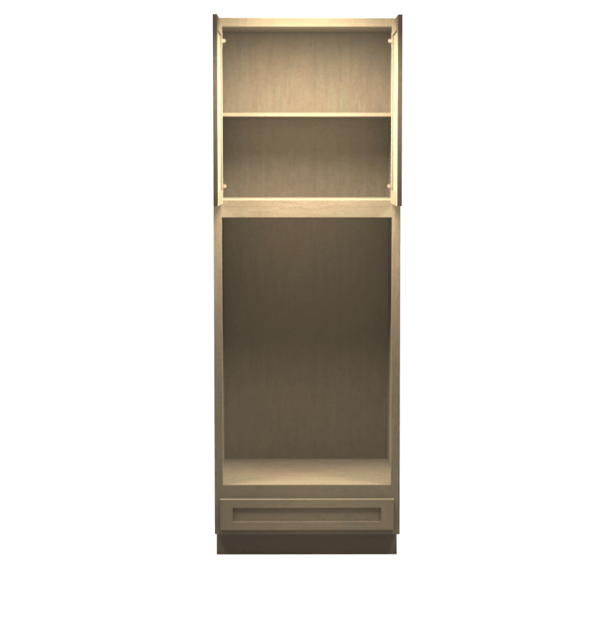 American Made Shaker RTA DOC3396 Double Oven Cabinet-Unfinished Maple