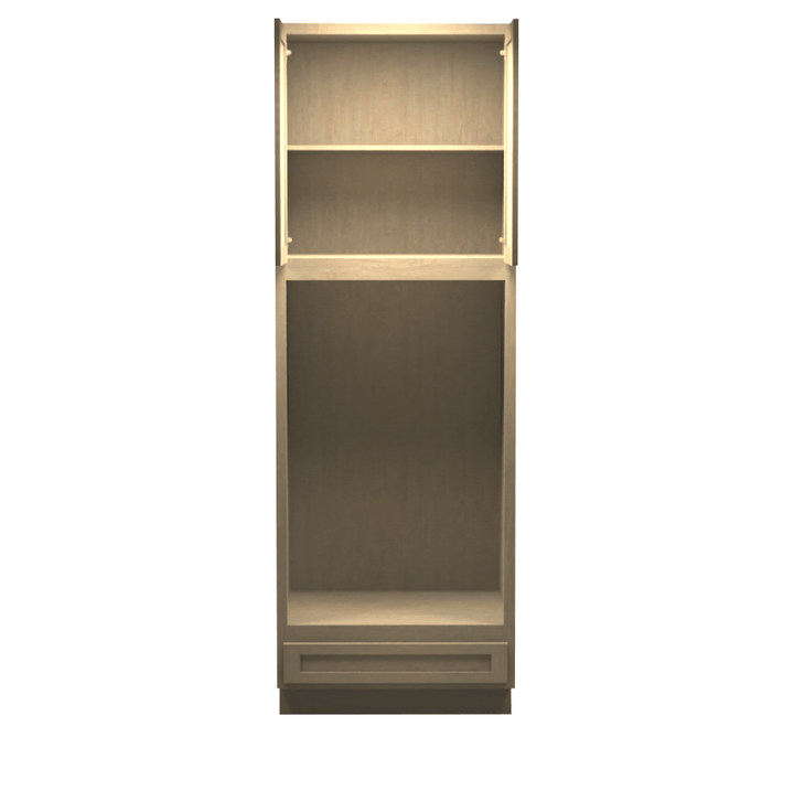 American Made Shaker RTA DOC3396 Double Oven Cabinet-Unfinished Maple