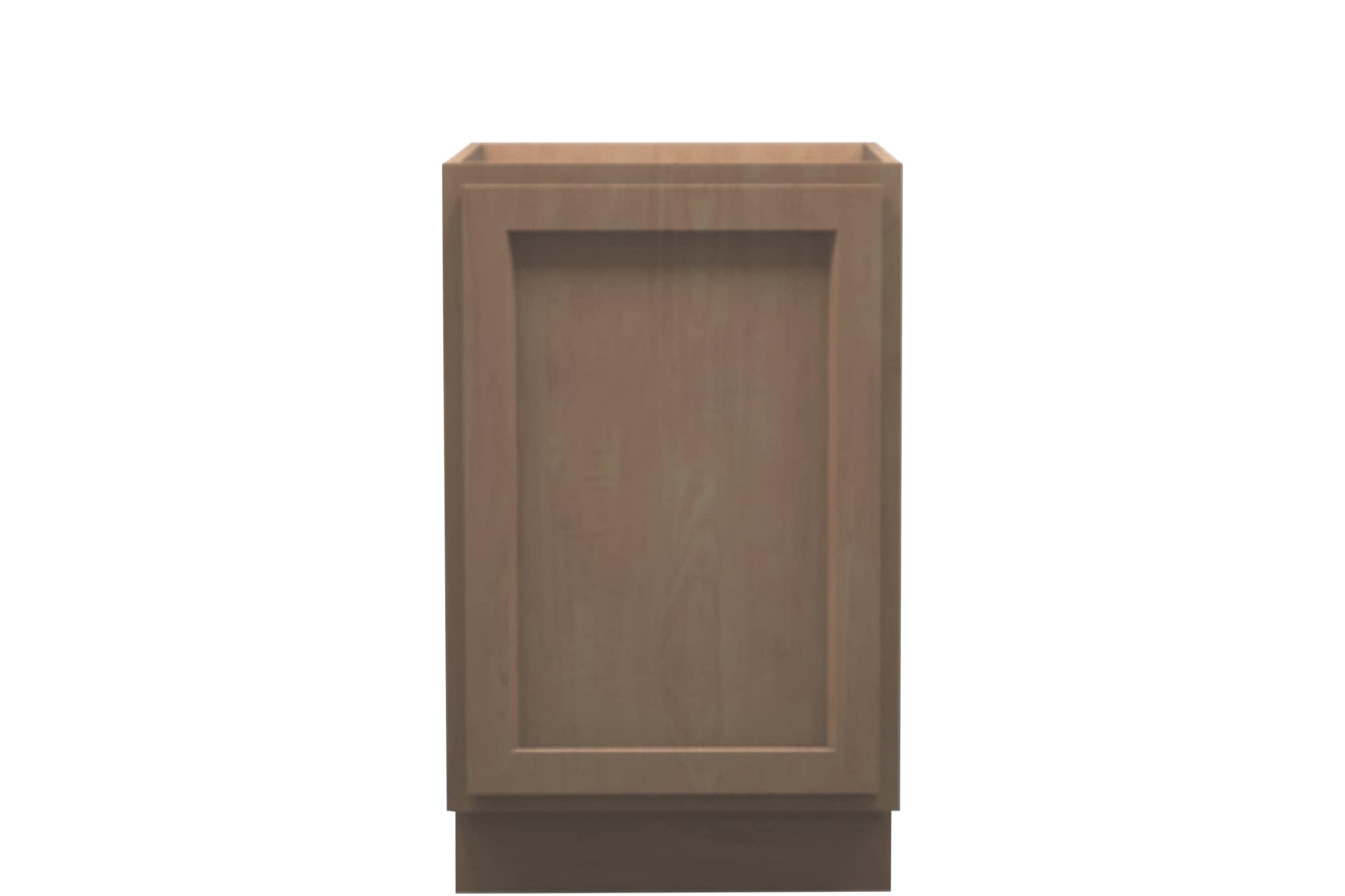 American Made Shaker RTA VB21FHD Vanity Full Height Door Base Cabinet-Unfinished Stain Grade