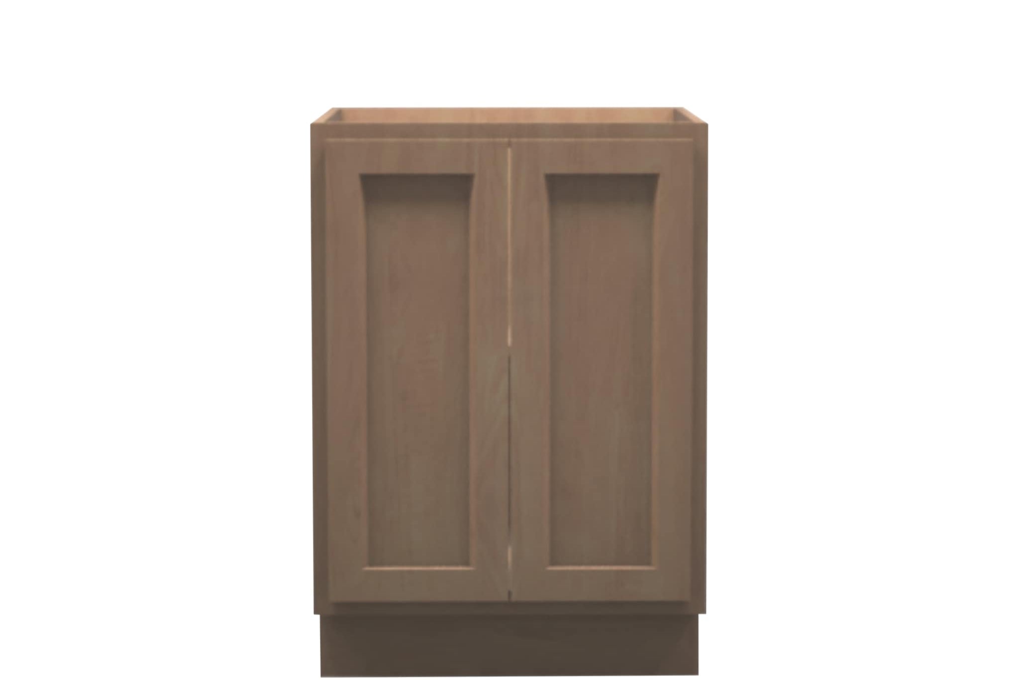 American Made Shaker RTA VB24FHD Vanity Full Height Door Base Cabinet-Unfinished Stain Grade