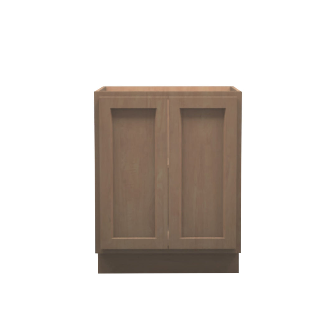 American Made Shaker RTA VB27FHD Vanity Full Height Door Base Cabinet-Unfinished Stain Grade