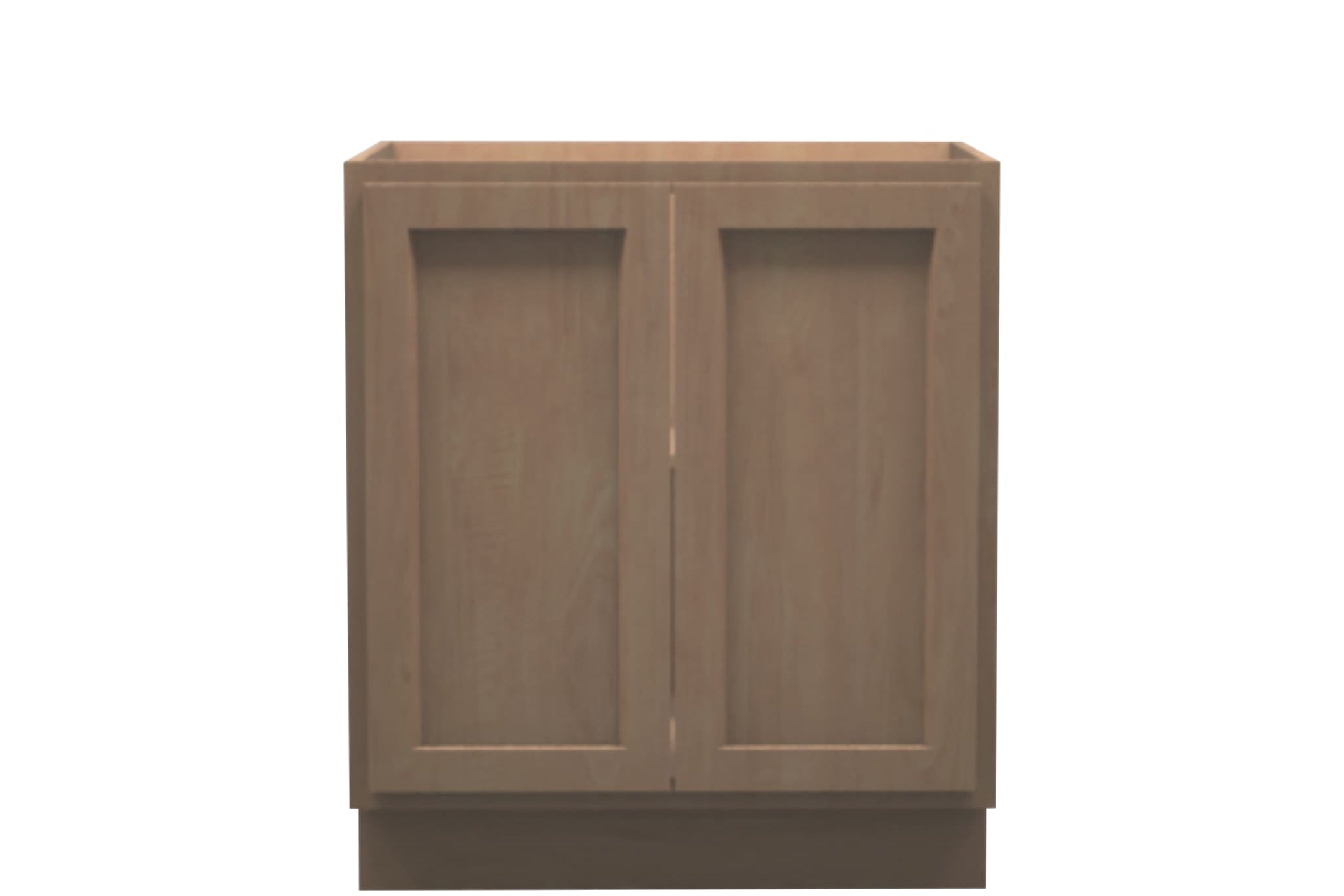 American Made Shaker RTA VB30FHD Vanity Full Height Door Base Cabinet-Unfinished Stain Grade