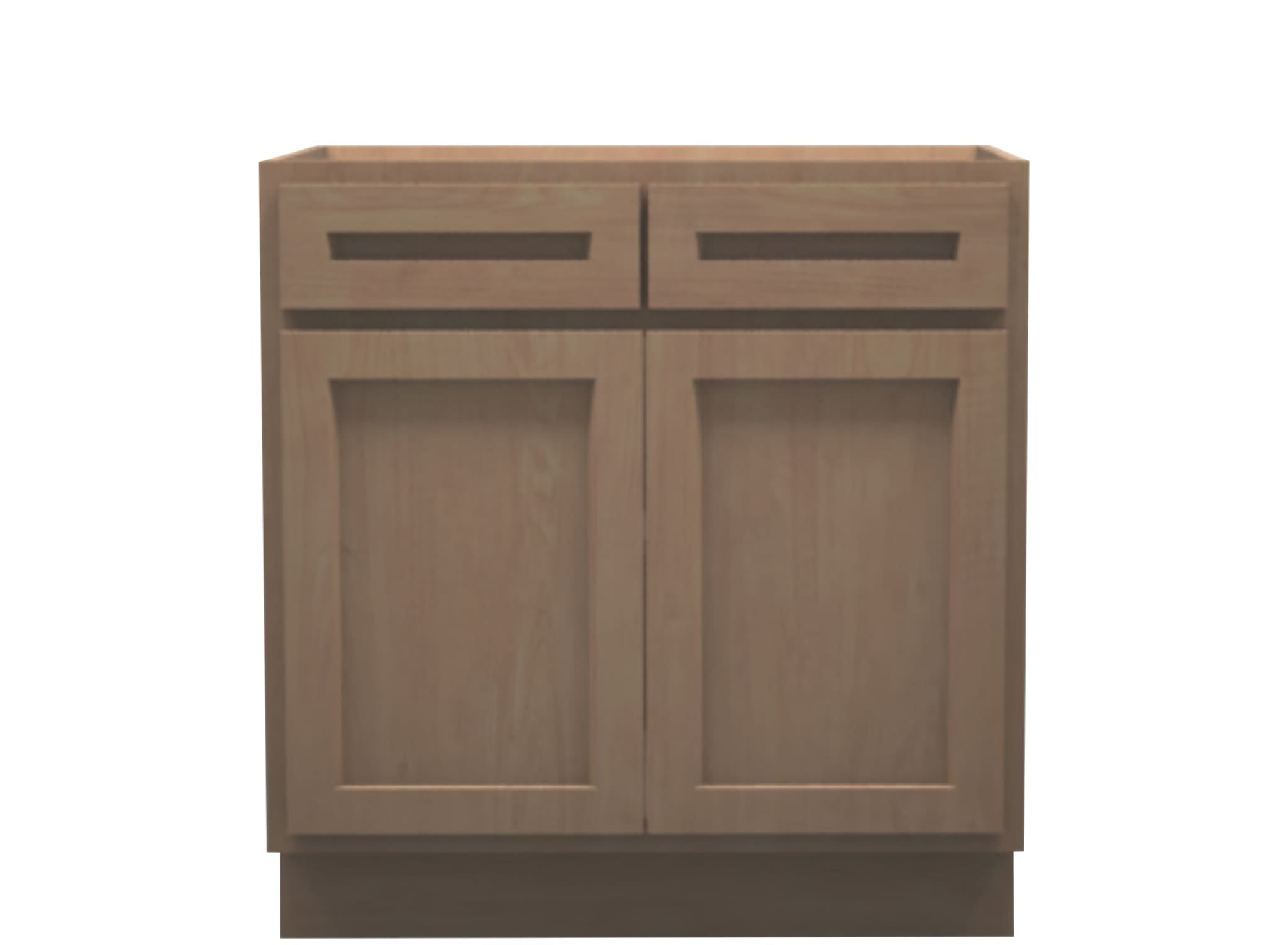 American Made Shaker RTA VB33 Vanity Base Cabinet-Unfinished Stain Grade