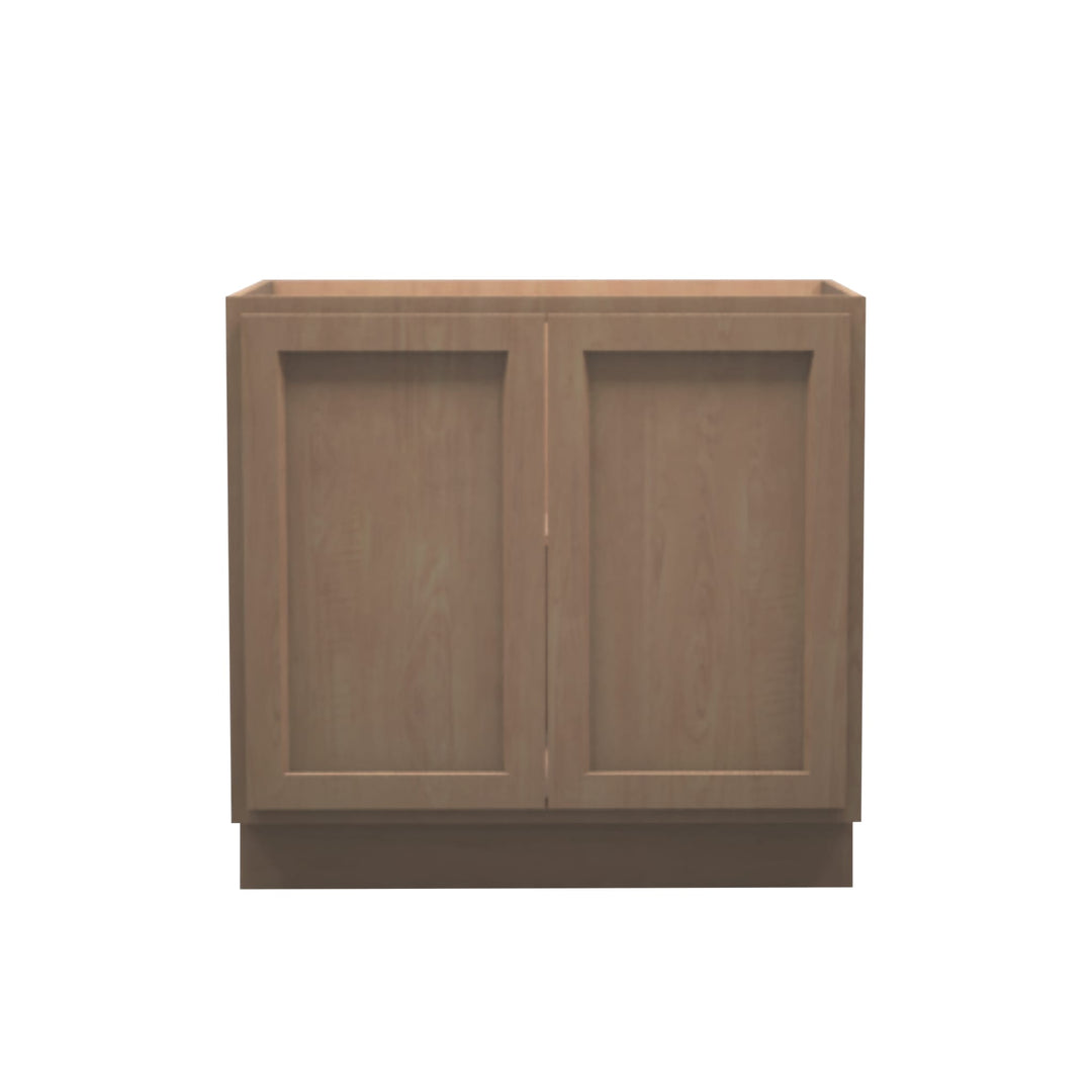 American Made Shaker RTA VB36FHD Vanity Full Height Door Base Cabinet-Unfinished