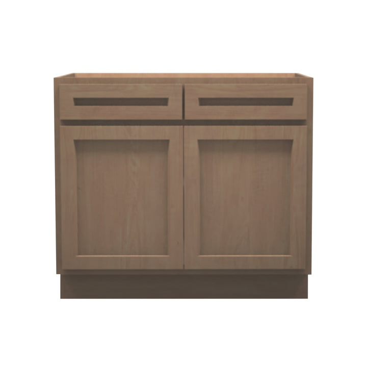 American Made Shaker RTA VB39 Vanity Base Cabinet-Unfinished Stain Grade