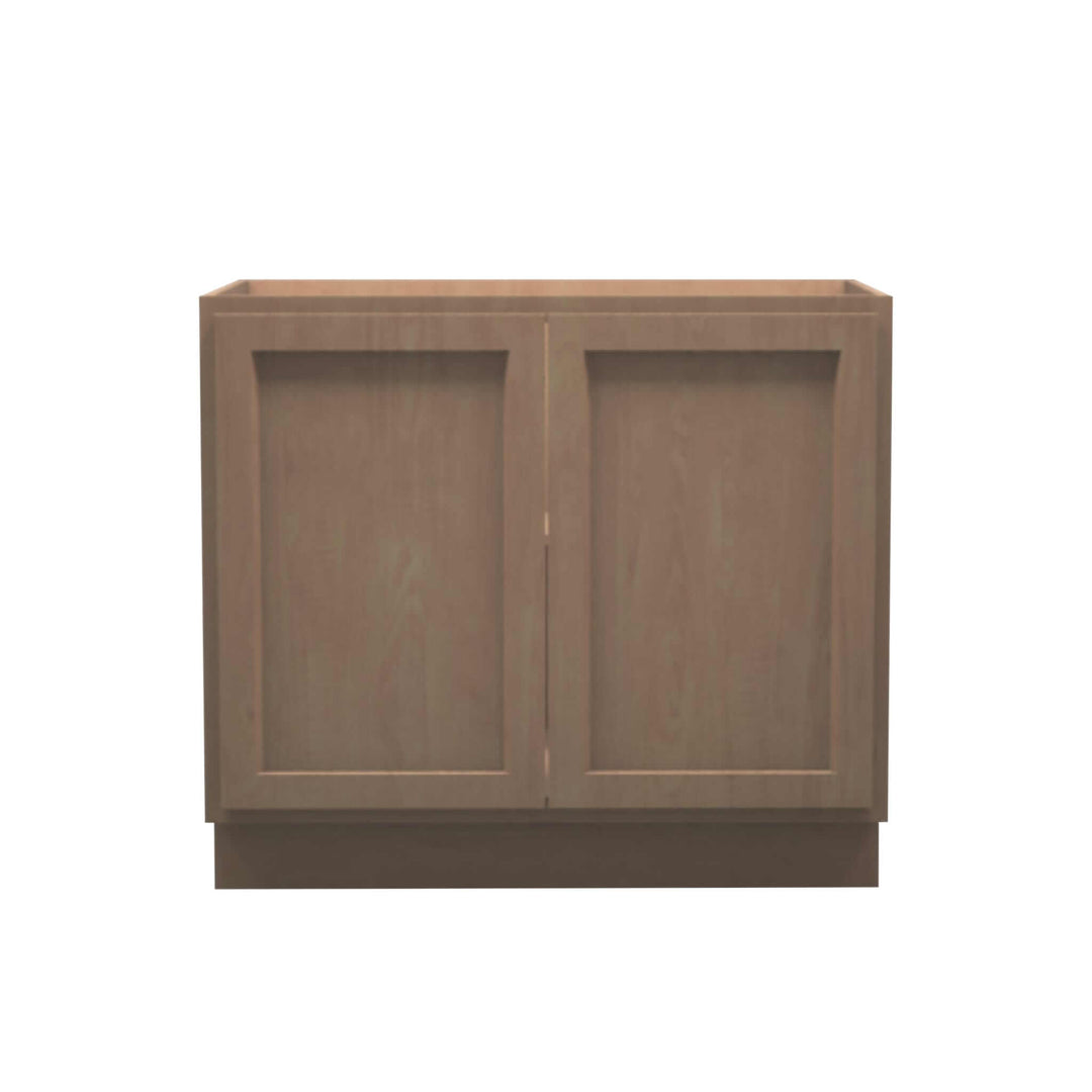 American Made Shaker RTA VB39FHD Vanity Full Height Door Base Cabinet-Unfinished Stain Grade