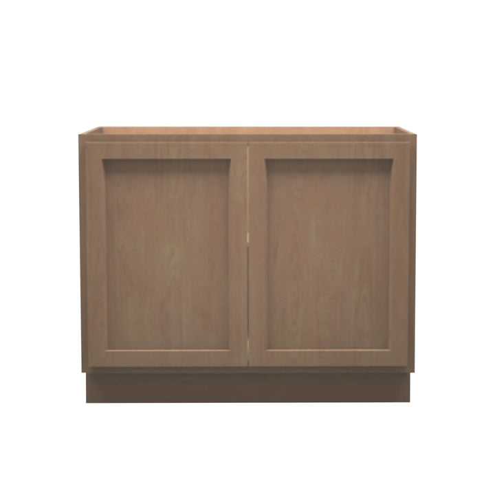 American Made Shaker RTA VB42FHD Vanity Full Height Door Base Cabinet-Unfinished Stain Grade