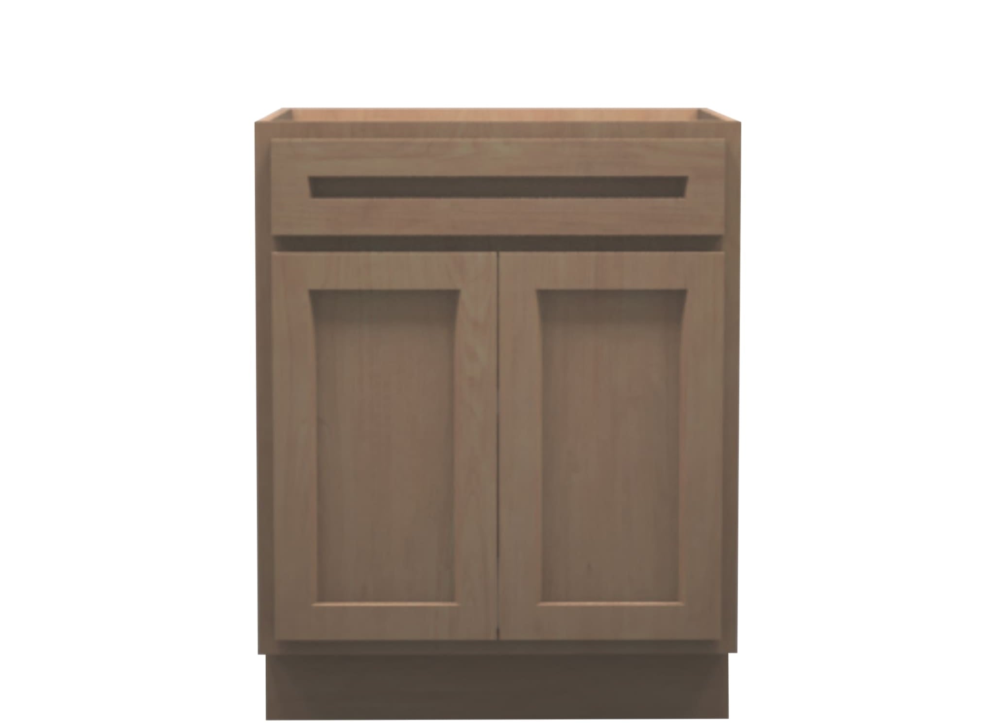 American Made Shaker RTA VSB27 Vanity Sink Base Cabinet-Unfinished Stain Grade