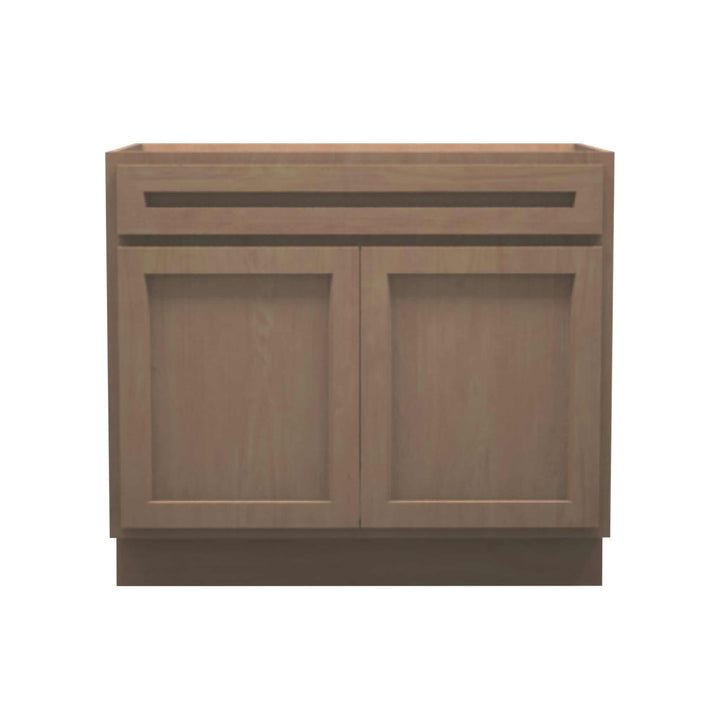 American Made Shaker RTA VSB39 Vanity Sink Base Cabinet-Unfinished Stain Grade