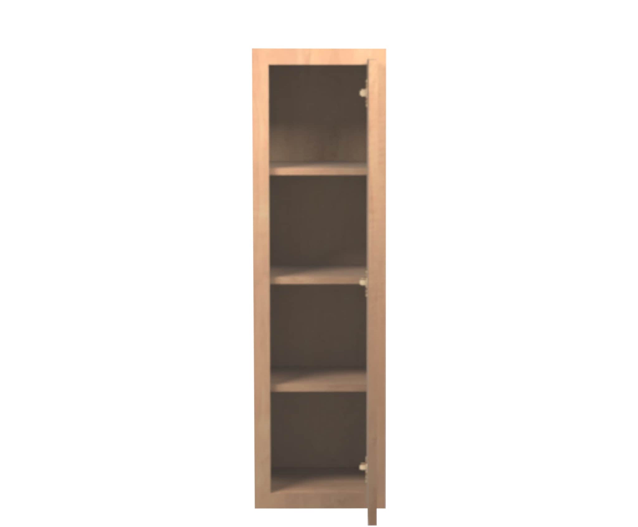 American Made Shaker RTA W1242 Wall Cabinet-Unfinished Stain Grade