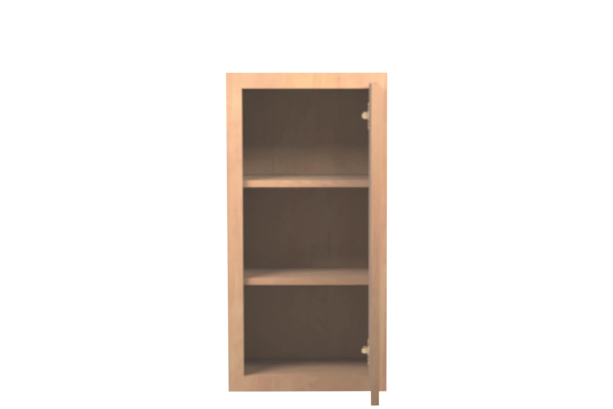 American Made Shaker RTA W1530 Wall Cabinet-Unfinished Stain Grade