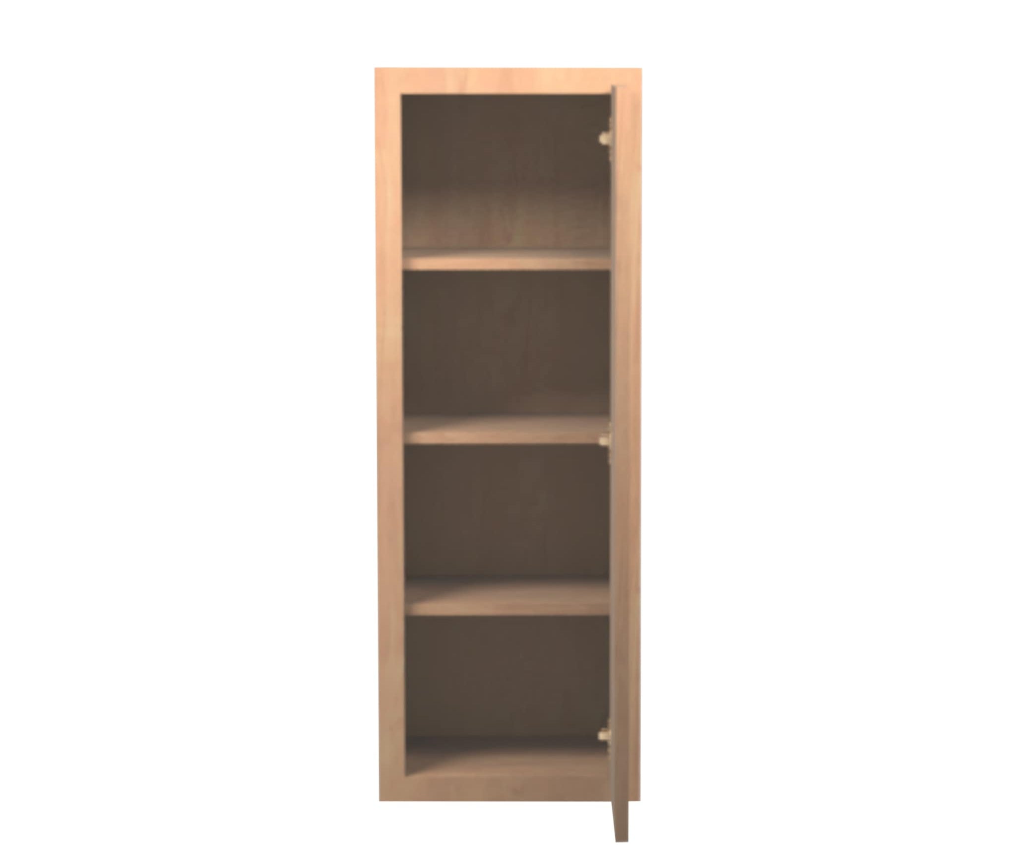 American Made Shaker RTA W1542 Wall Cabinet-Unfinished Stain Grade