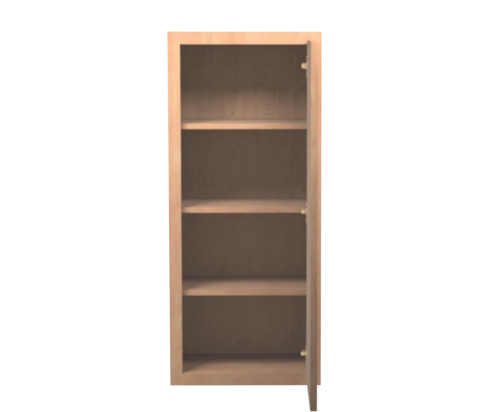 American Made Shaker RTA W1842 Wall Cabinet-Unfinished Stain Grade