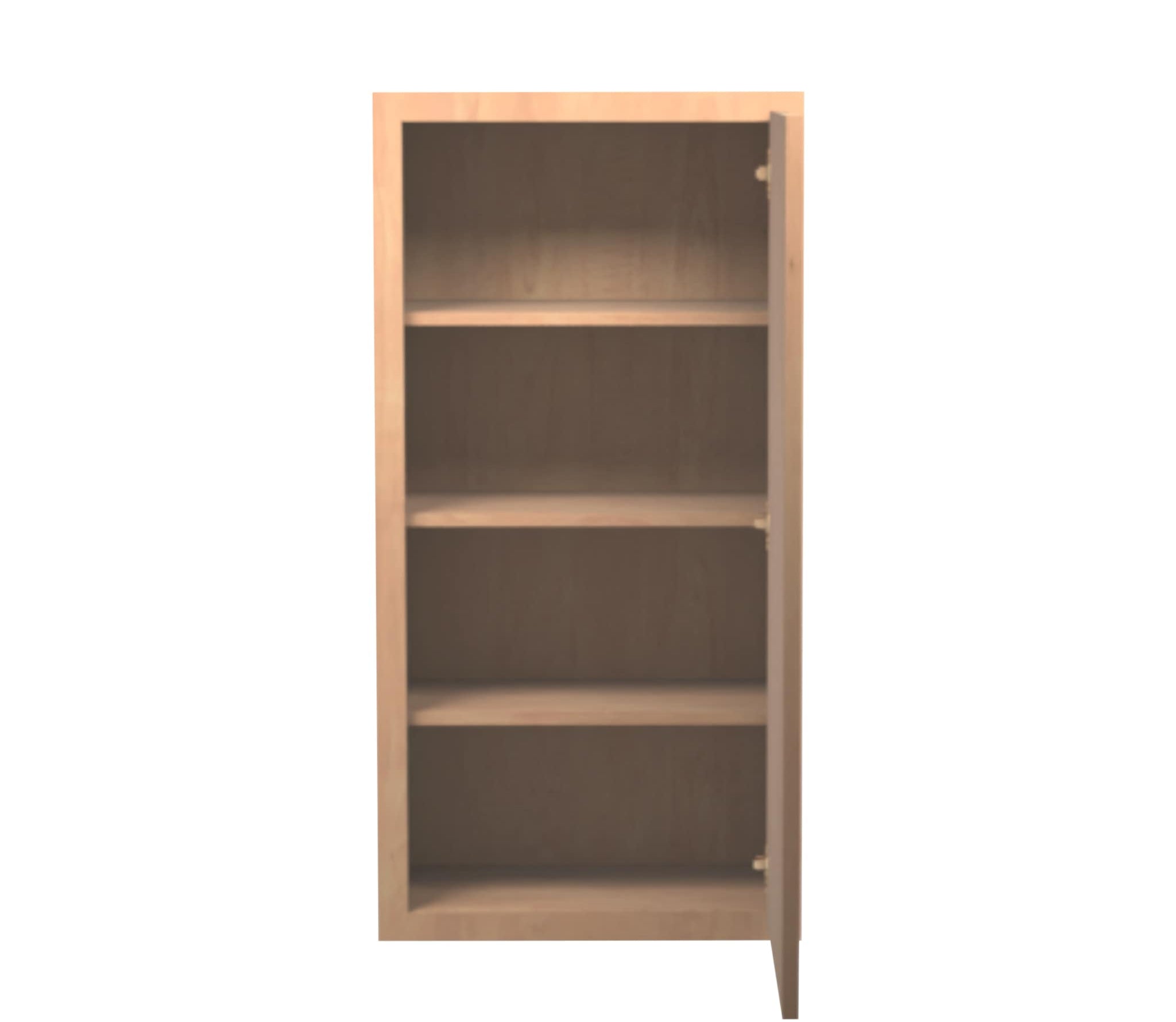 American Made Shaker RTA W2142 Wall Cabinet-Unfinished Stain Grade