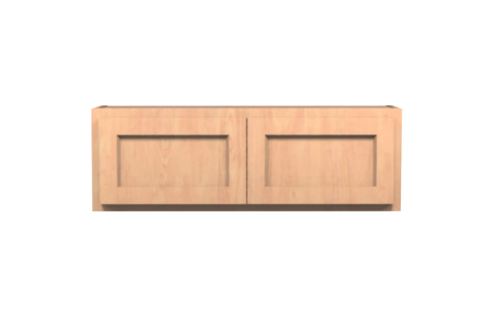 American Made Shaker RTA W3612 Wall Cabinet-Unfinished Stain Grade