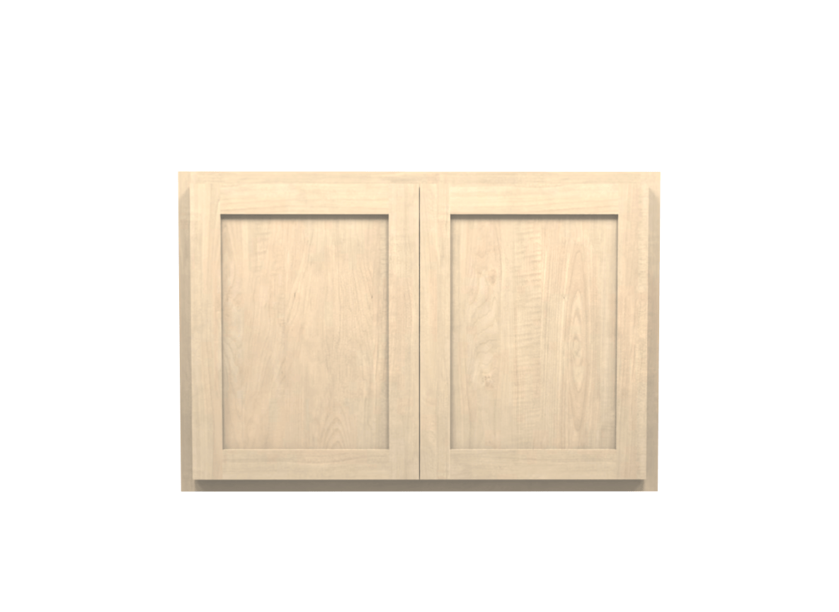 Unfinished Shaker Wall Cabinet 36