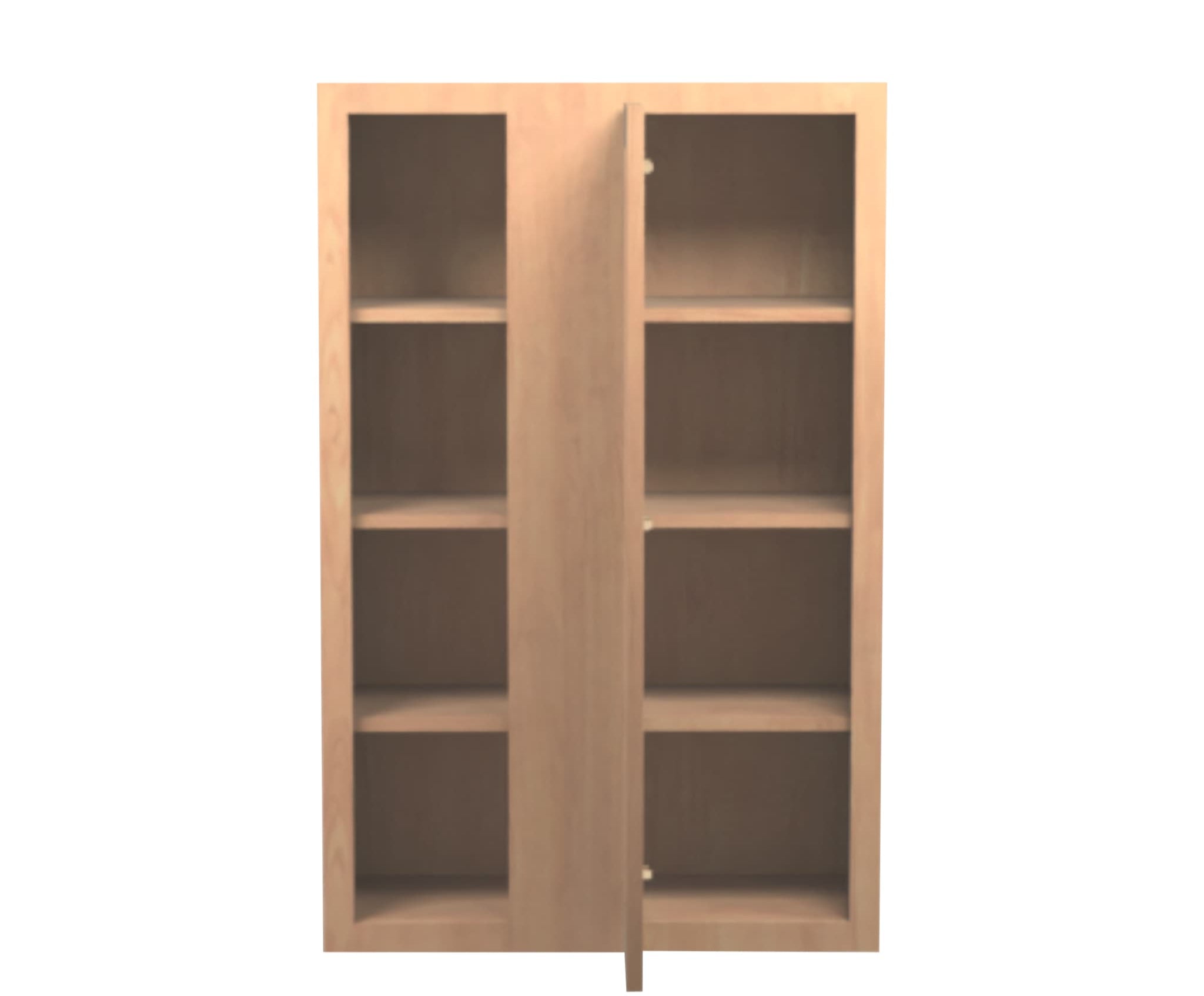 American Made Shaker RTA WBC2742 Wall Blind Corner Cabinet-Unfinished Stain Grade