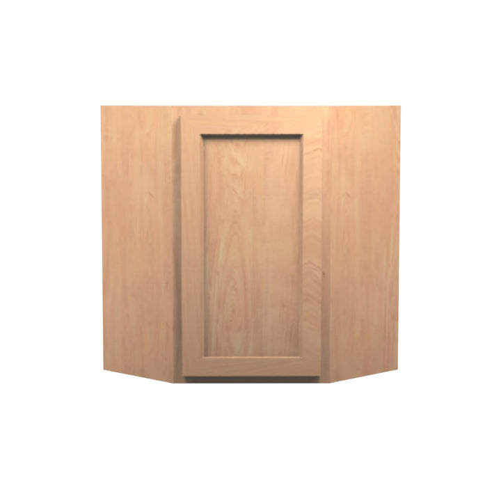 American Made Shaker RTA WDC2430 Wall Diagonal Corner Cabinet-Unfinished Stain Grade